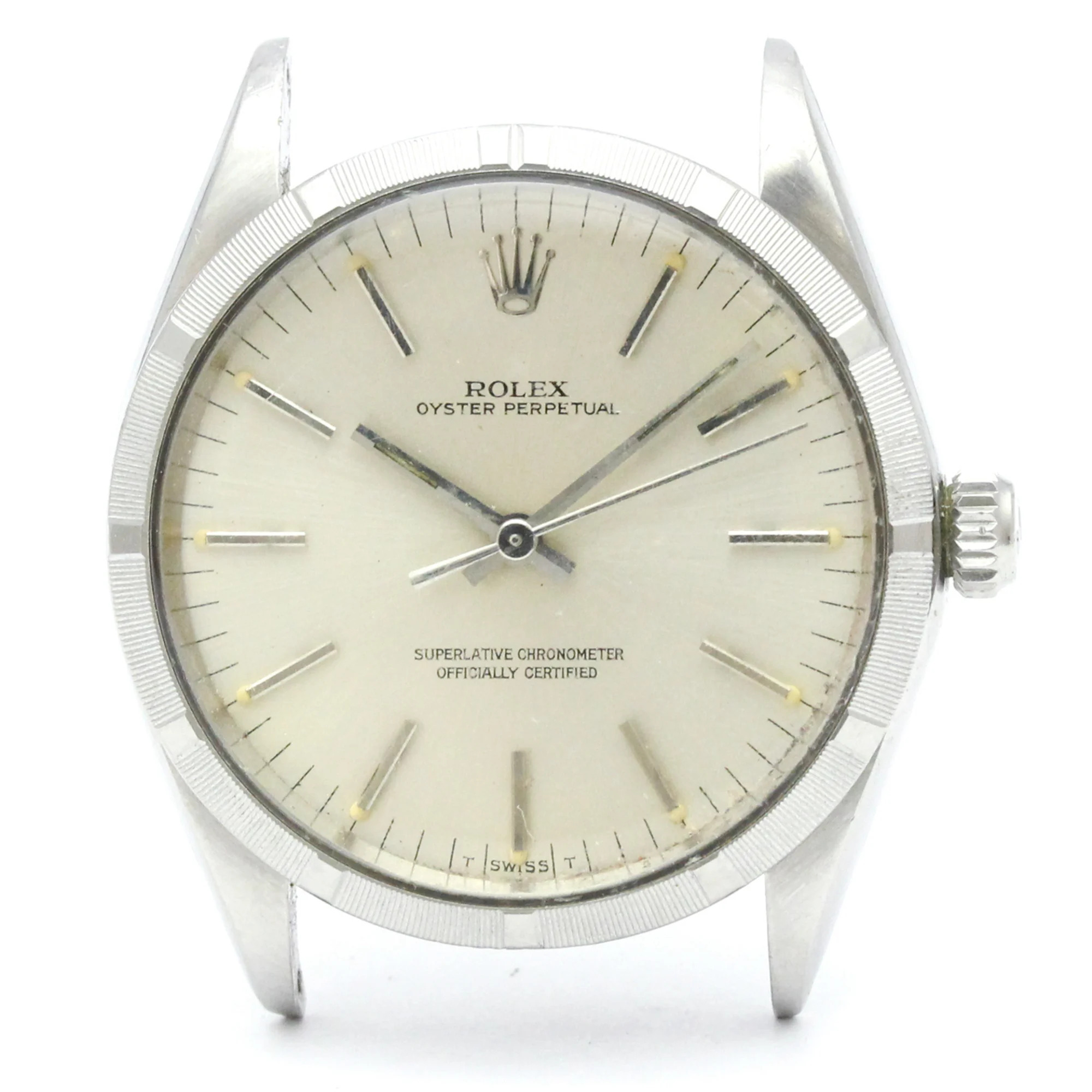 Rolex Oyster Perpetual 1003 Steel Automatic Mens Watch Head Only